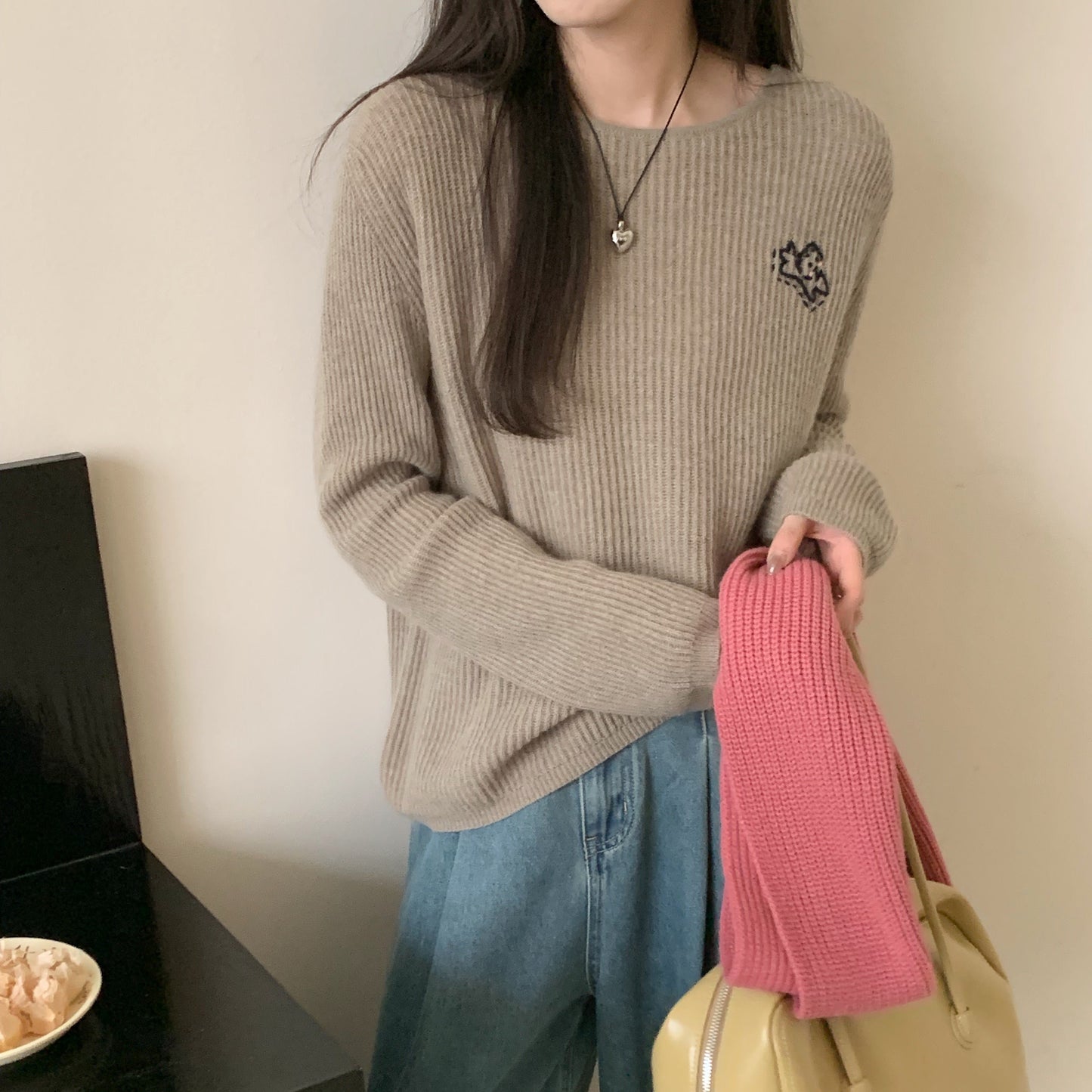 Hand Embroidery Wool Sweater