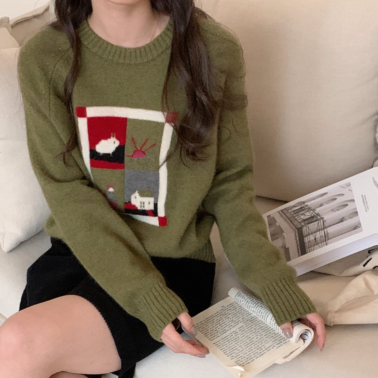 Pull Over Wool Sweater