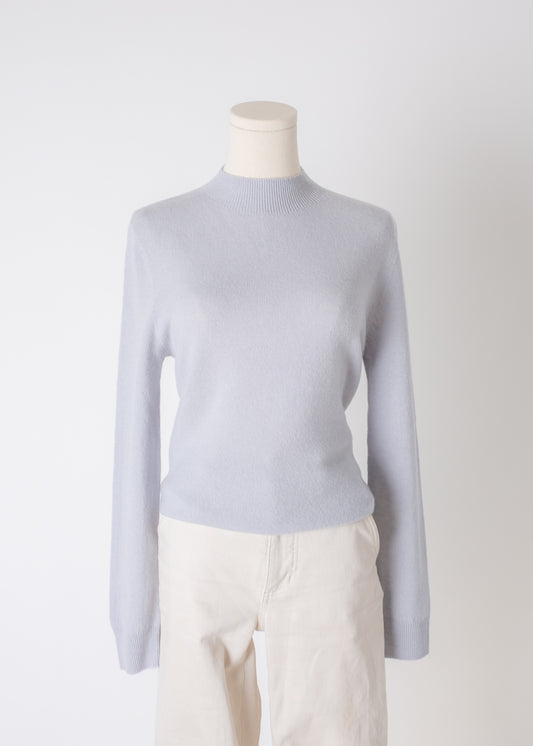 Mock neck Wool sweater