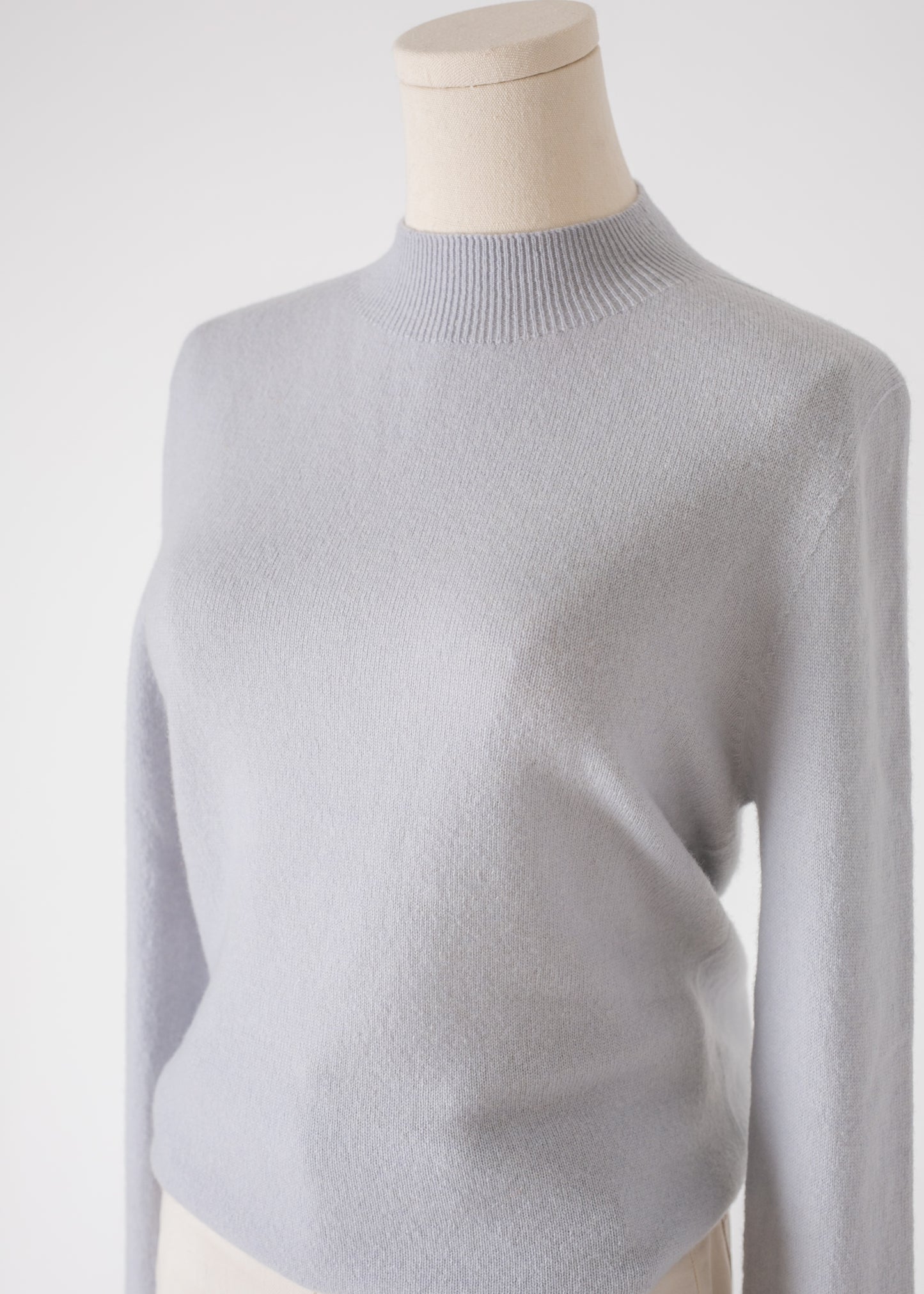 Mock neck Wool sweater