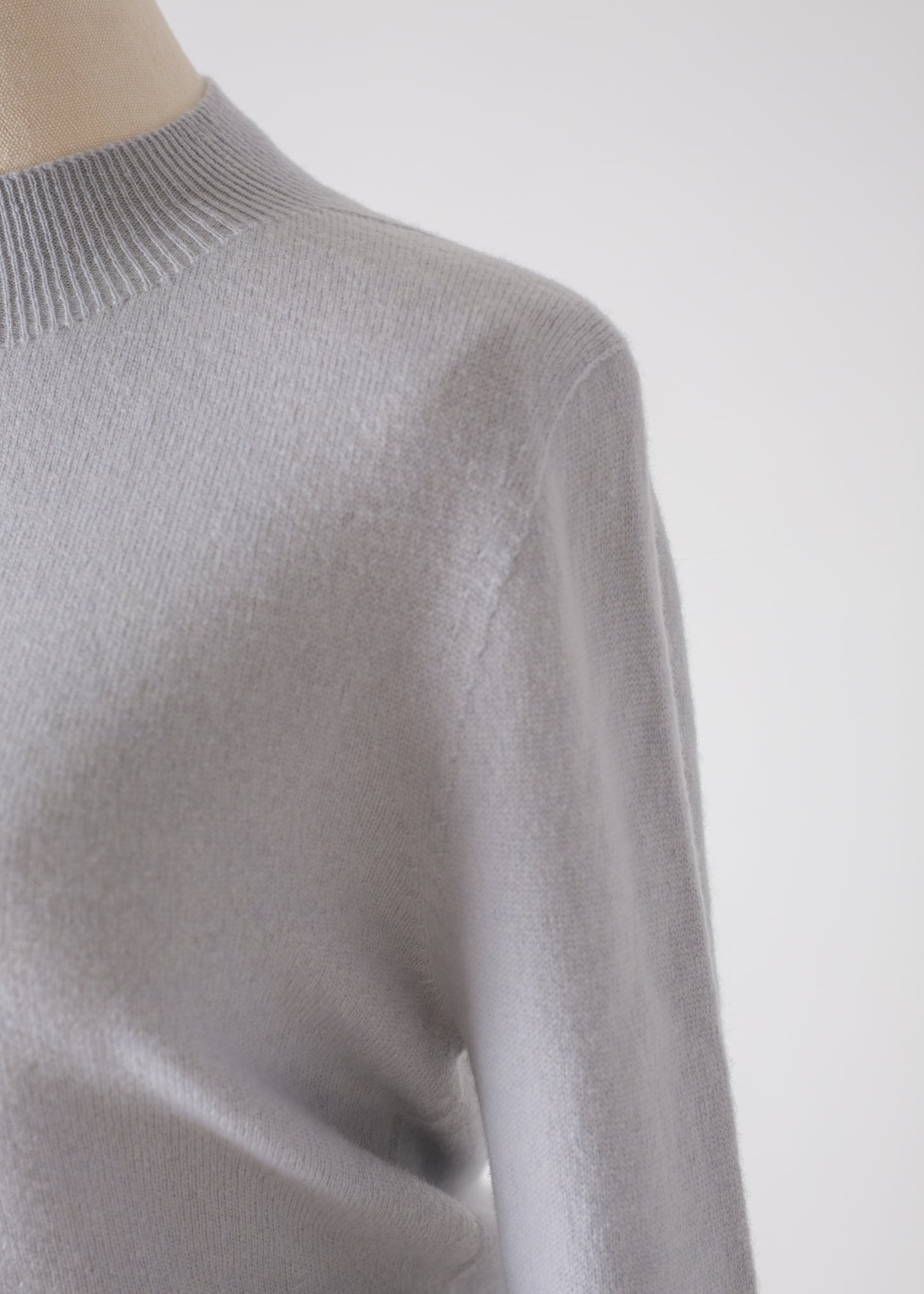 Mock neck Wool sweater