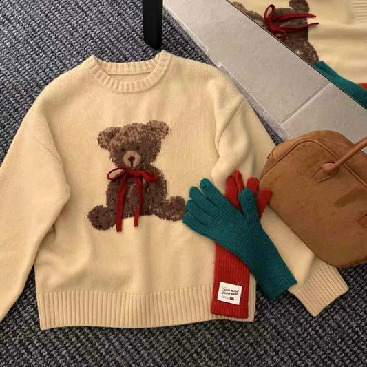 Bear wool sweater