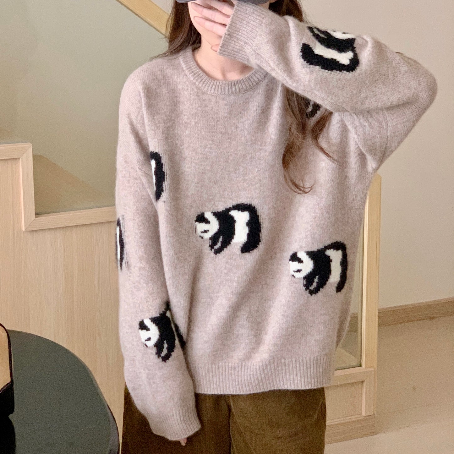 Panda Wool Sweater