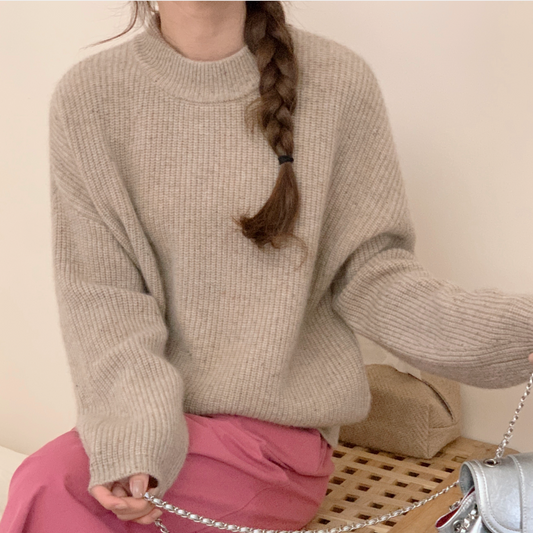 Mock neck Pull over sweater